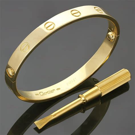 are cartier bracelets real gold|cartier gold bracelet with screws.